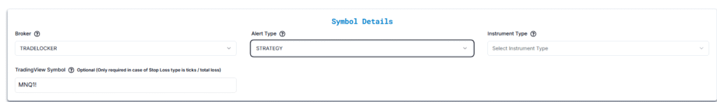 Automating TradingView strategy alerts in TradeLocker